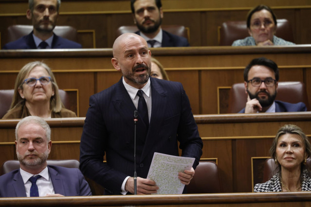 El diputado del PP Jaime Miguel de los Santos, a 26 de febrero de 2025, en Madrid.