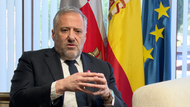 Carlos Pollán en un momento de la entrevista con Europa Press