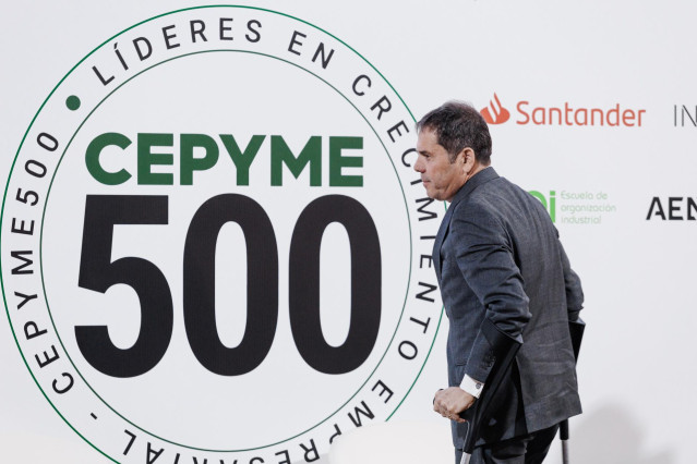 Archivo - El presidente de Cepyme, Gerardo Cuerva.