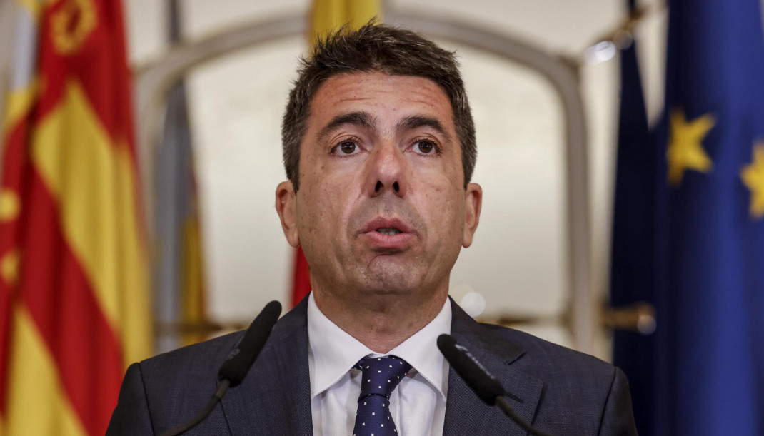 El president de la Generalitat valenciana, Carlos Mazón.