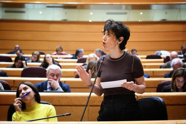 La ministra de Inclusión, Seguridad Social y Migraciones, Elma Saiz.
