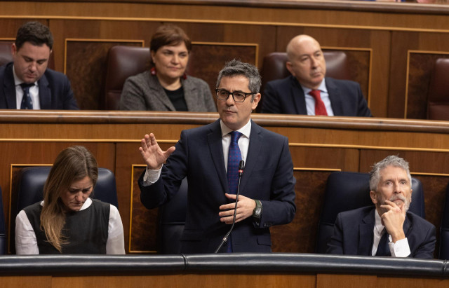 El ministro de la Presidencia, Relaciones con las Cortes y Justicia, Félix Bolaños, a 12 de marzo de 2025, en Madrid (España).