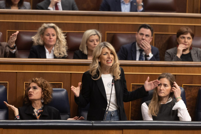 La vicepresidenta segunda y ministra de Trabajo, Yolanda Díaz, a 12 de marzo de 2025, en Madrid (España).