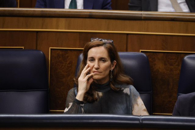 La ministra de Sanidad, Mónica García, a 26 de febrero de 2025, en Madrid (España).