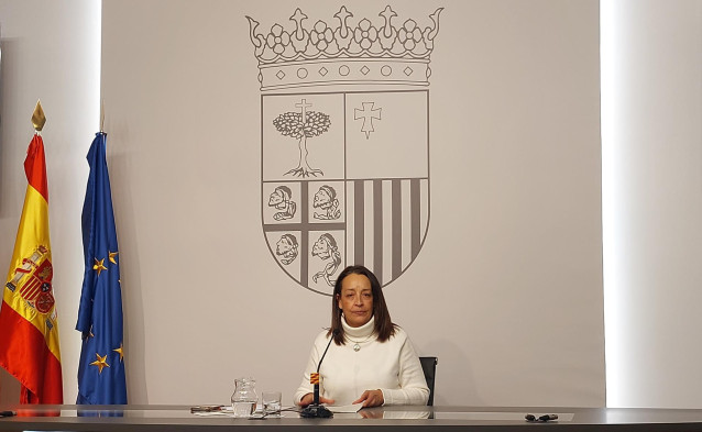 La consejera de Bienestar Social y Familia del Gobierno de Aragón, Carmen Susín.