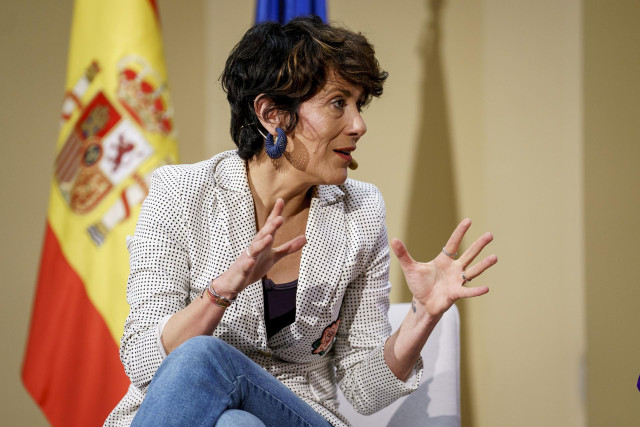 La ministra de Inclusión, Seguridad Social y Migraciones, Elma Saiz