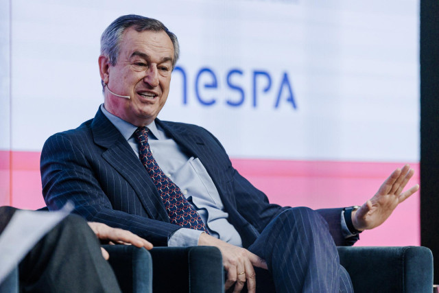 El CEO del Banco Sabadell, César González-Bueno, durante el Encuentro Anual 2025 de FINRESP, en el Hotel El Beatriz, a 12 de marzo de 2025, en Madrid (España). El propósito de FINRESP es aumentar la concienciación de los agentes económicos y de la socieda