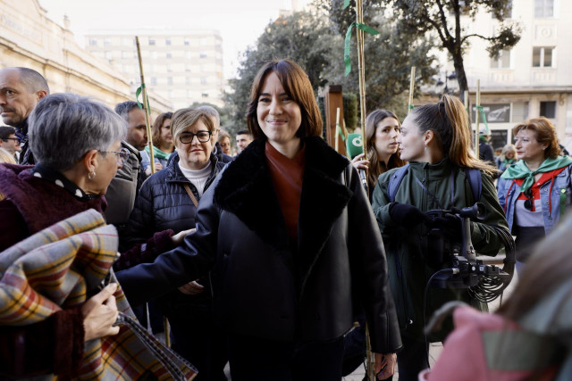 Diana Morant durante su visita a Castelló