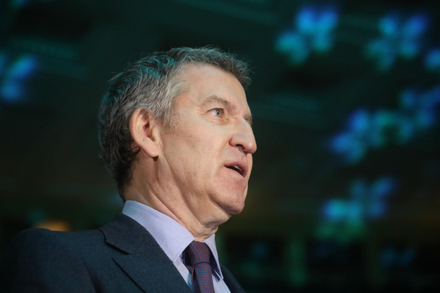 El presidente del PP, Alberto Núñez Feijóo.