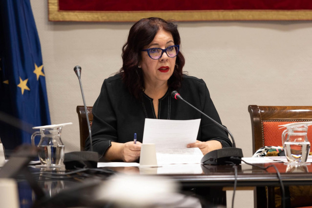 Archivo - La consejera de Educación del Gobierno de Canarias, Manuela Armas, en la presentación del, presupuesto de su departamento en comisión parlamentaria