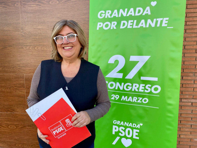 La secretaria de Organización del PSOE de Granada, Ana Muñoz.