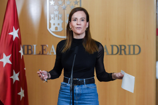 La portavoz de Vox en la Asamblea de Madrid, Isabel Pérez Moñino-Aranda.