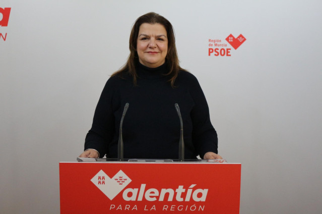 La secretaria de Organización del PSRM-PSOE María Jesús López