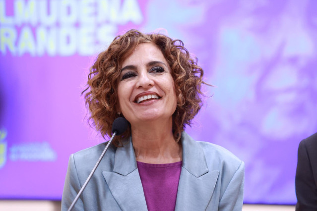 La vicepresidenta primera del Gobierno y ministra de Hacienda, María Jesús Montero.