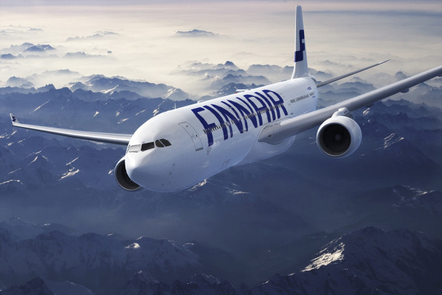 Archivo - Un Airbus de Finnair
