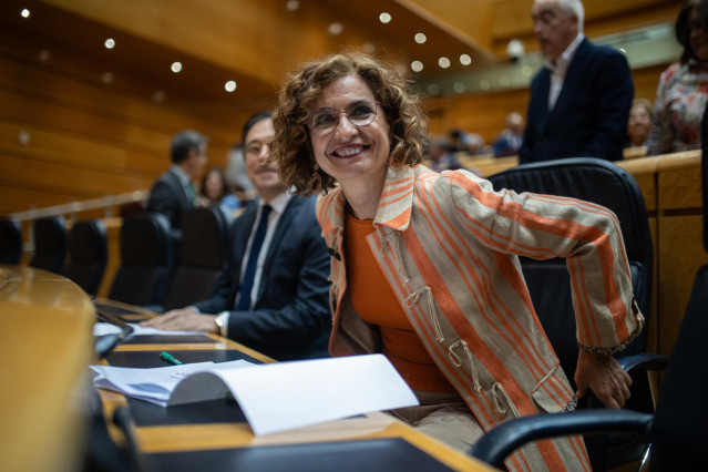 La vicepresidenta primera y ministra de Hacienda, María Jesús Montero.