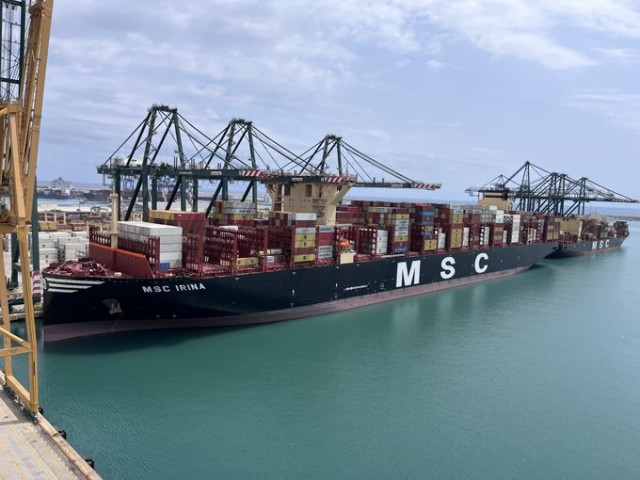 Imagen del Puerto de Valencia (España).