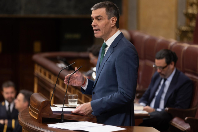 El presidente del Gobierno, Pedro Sánchez
