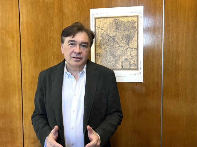 El portavoz de Aragón Teruel Existe, Tomás Guitarte.