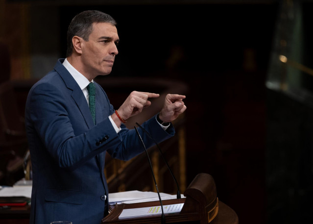 El presidente del Gobierno, Pedro Sánchez