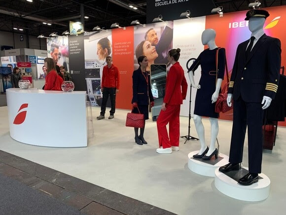 Stand de Iberia en AULA.
