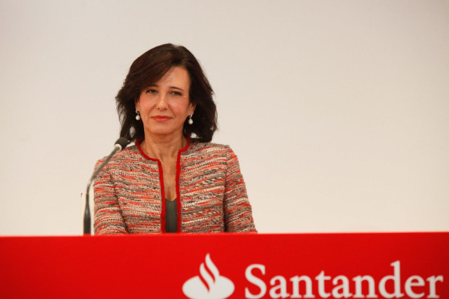 Archivo - Presentación resultados anuales Banco Santander por Ana Botín