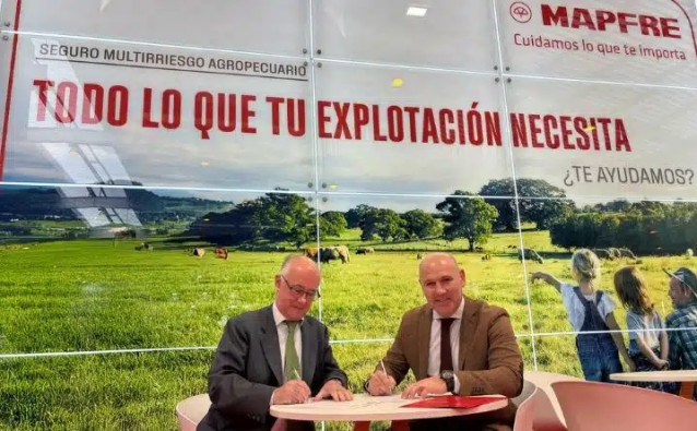Archivo - MAPFRE y Real Federación Española de Asociaciones de Ganado Selecto firman un acuerdo de colaboración por el que la aseguradora ofrecerá coberturas a los ganaderos asociados.