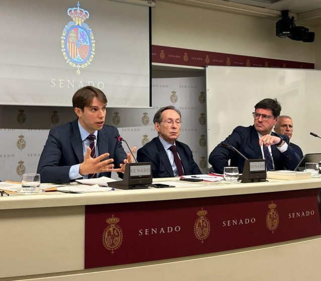 El director general de Inclusión y Cooperación al Desarrollo, Pedro Carceller, presenta en el Senado las líneas estratégicas del Gobierno valenciano sobre cooperación