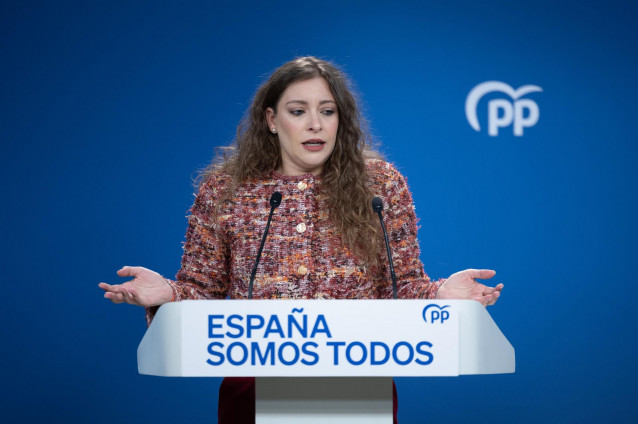 Archivo - La vicesecretaria de Sanidad y Educación del PP, Ester Muñoz