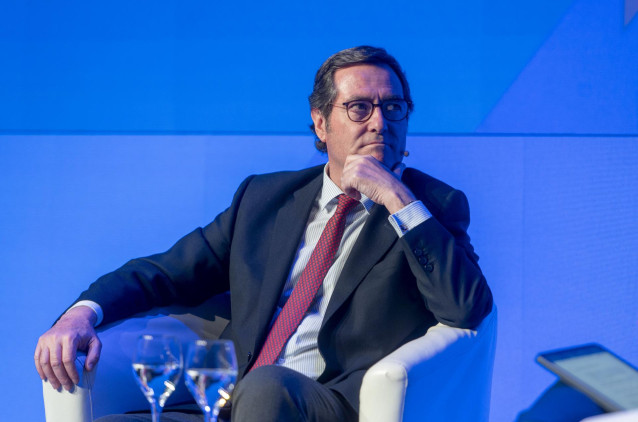 El presidente de la CEOE, Antonio Garamendi.