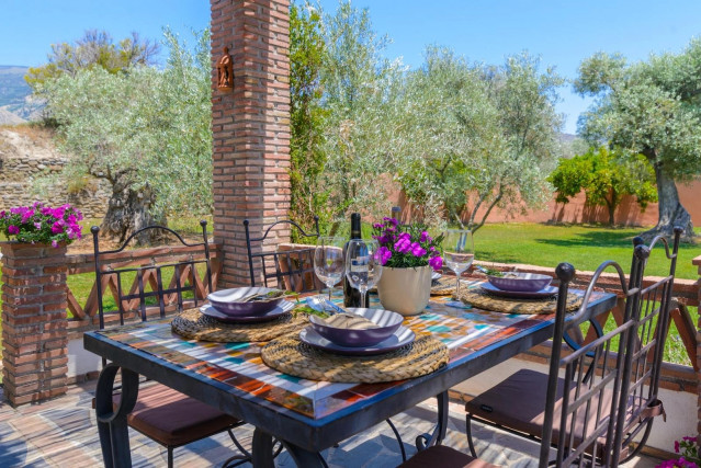 Una casa rural en el interior de Málaga.