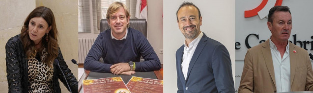 Archivo - Paula Fernández, Pablo Diestro, Javier López Estrada y Guillermo Blanco