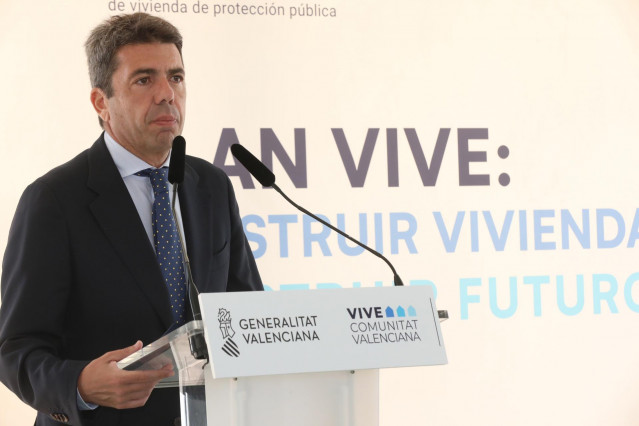 Mazón anuncia nueva bajada de impuestos en vivienda 