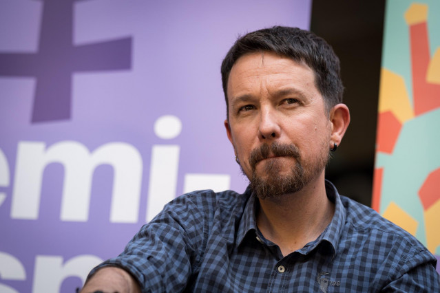 Archivo - El exlíder de Podemos Pablo Iglesias participa en un acto de campaña, a 3 de junio de 2024, en Madrid (España). Este encuentro se enmarca dentro de los mítines de campaña electoral de cara a los comicios europeos que se celebrarán el próximo 9 d