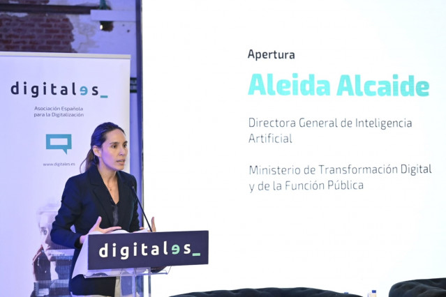 La director general de Inteligencia Artificial del Ministerio para la Transformación Digital y de la Función Pública, Aleida Alcaide