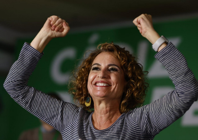 La secretaria general del PSOE-A, María Jesús Montero, en el Congreso del PSOE de Cádiz.