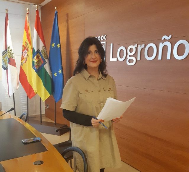 Archivo - La concejal del Ayuntamiento de Logroño Eva Loza