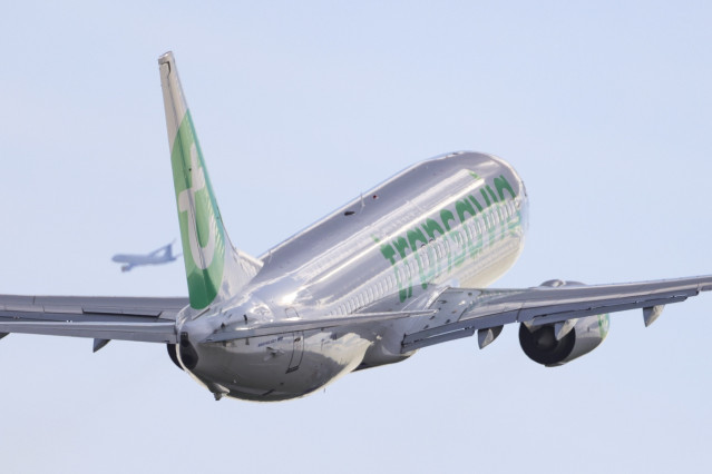 Archivo - Boeing 737 de Transavia.