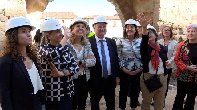 El ministro de Industria y Turismo, Jordi Hereu, en Sigüenza.