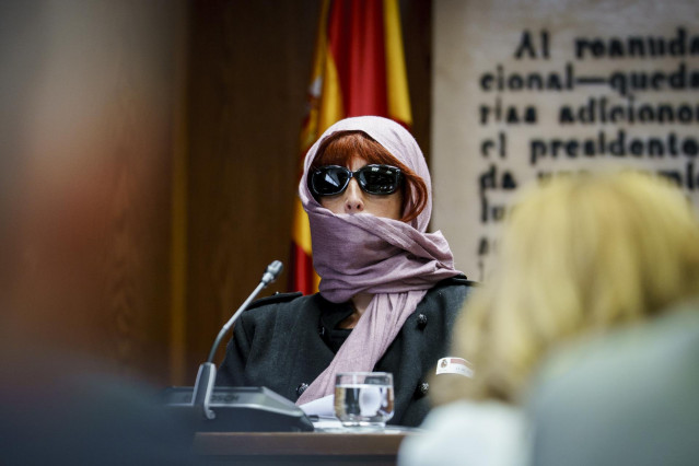 La expareja de Koldo García, Patricia U., en su comparecencia en la comisión de investigación del Senado.