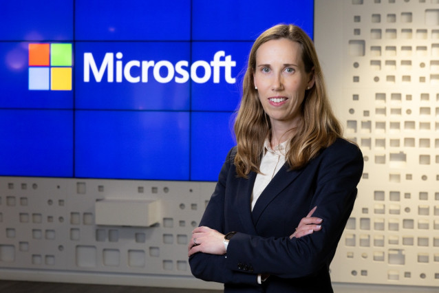 Archivo - La director financiera de Microsoft España, Daniela Ekholm