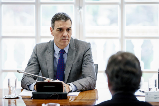 El presidente del Gobierno, Pedro Sánchez