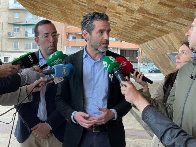 El portavoz nacional del PP, Borja Sémper, en declaraciones a los medios.