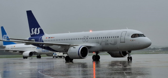 Avión de SAS.