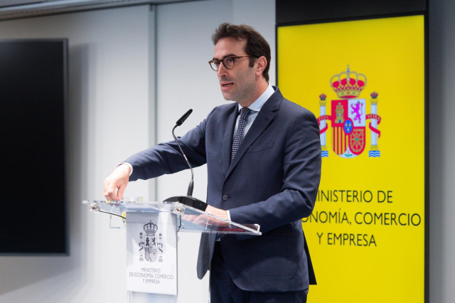 El ministro de Economía, Comercio y Empresa, Carlos Cuerpo.