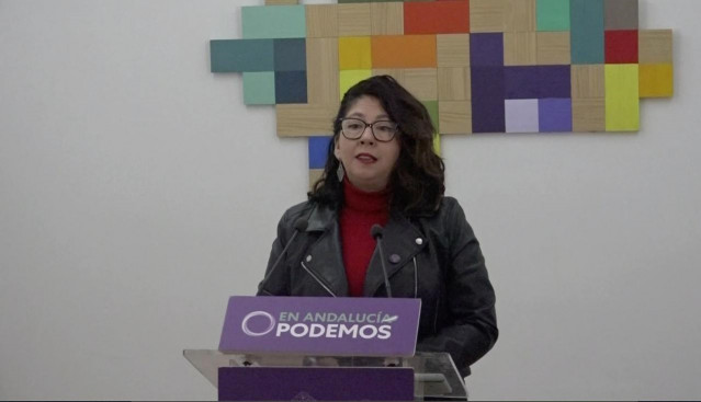 Archivo - La coordinadora de Podemos Andalucía, Raquel Martínez
