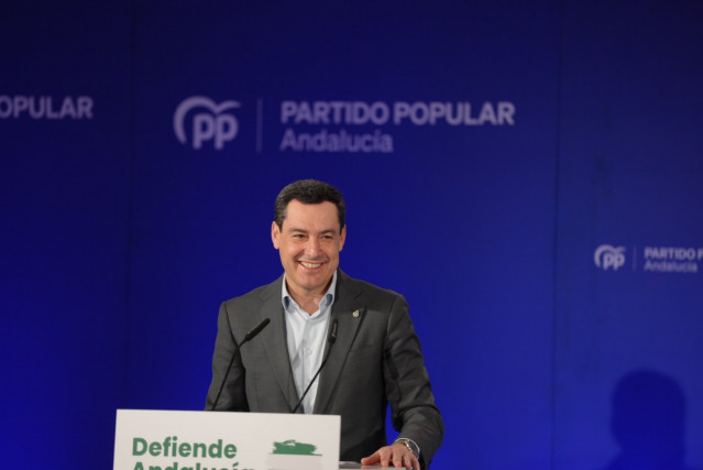 El presidente del PP de Andalucía, Juanma Moreno, en una foto de archivo.