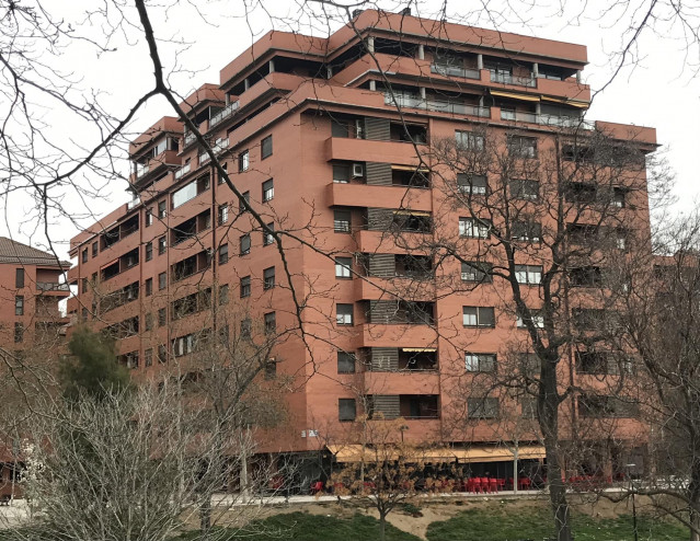 Bloque de viviendas de un edificio.