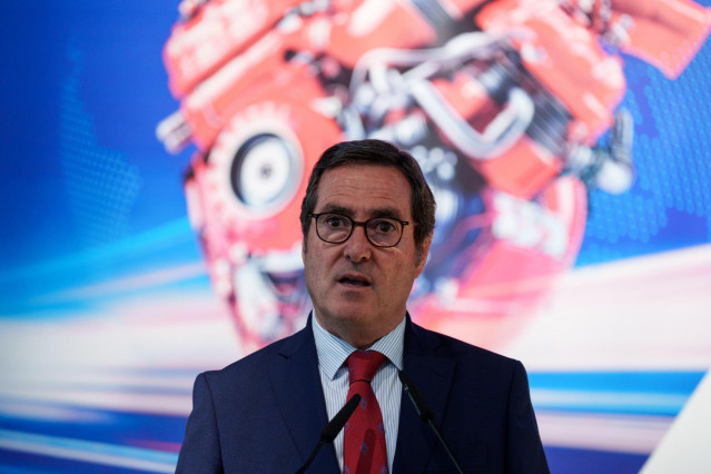 El presidente de la CEOE, Antonio Garamendi