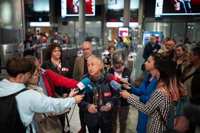 El secretario general de UGT, Pepe Álvarez